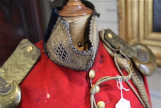 A rare Honourable Corps of Gentlemen-at-Arms officers coatee and shako, c.1840,